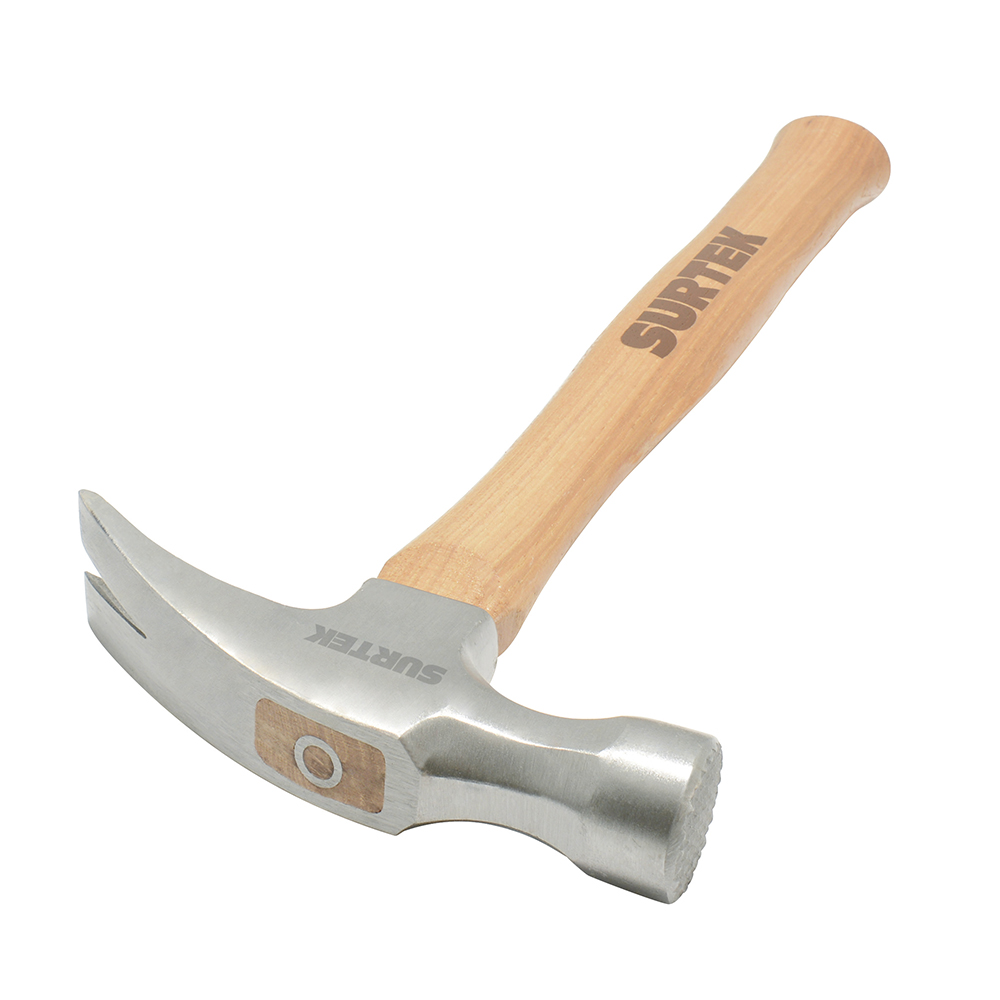 Martillo de uña recta 24oz boca fresada Surtek