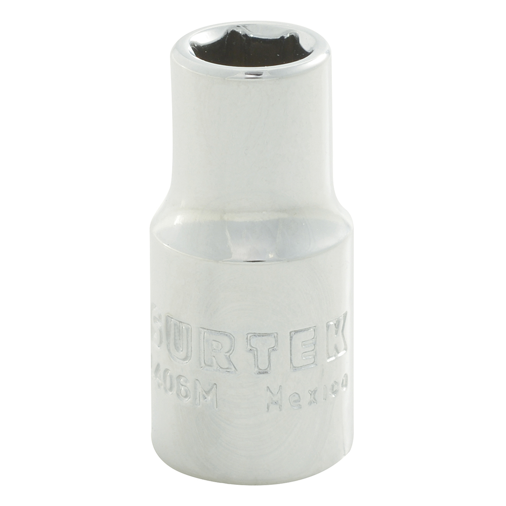 Dado 1/4 in 6 puntas 6 mm Surtek