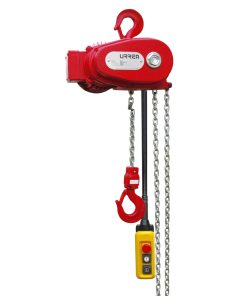 Polipasto eléctrico 500kg, cadena 3 mt Urrea