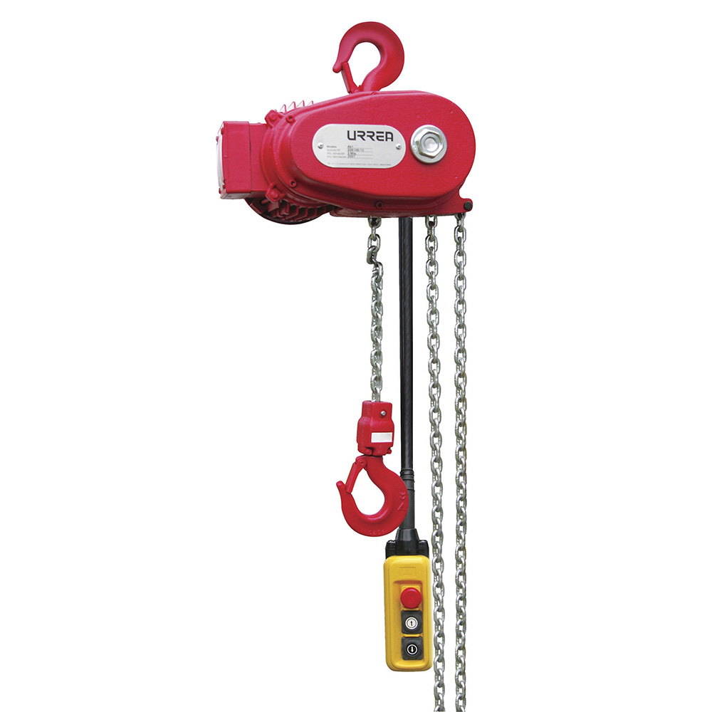 Polipasto eléctrico 2ton, cadena 3 mt Urrea