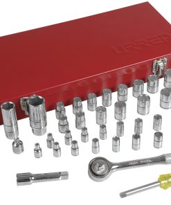 Juego 41 dados y accesorios combinados 1/4 in - 3/8 in Urrea