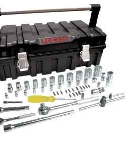 Juego de 51 dados y accesorios en pulgadas 1/4 in-1/2 in Urrea