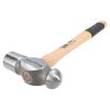 Martillo de bola pulido con ma ngo de madera con grip de 15-3 /4 in, 48 oz