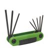 Juego de 8 llaves Torx® tipo navaja T6-T25 Urrea