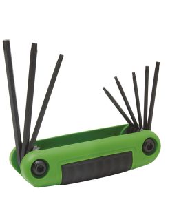 Juego de 8 llaves Torx® tipo navaja T6-T25 Urrea