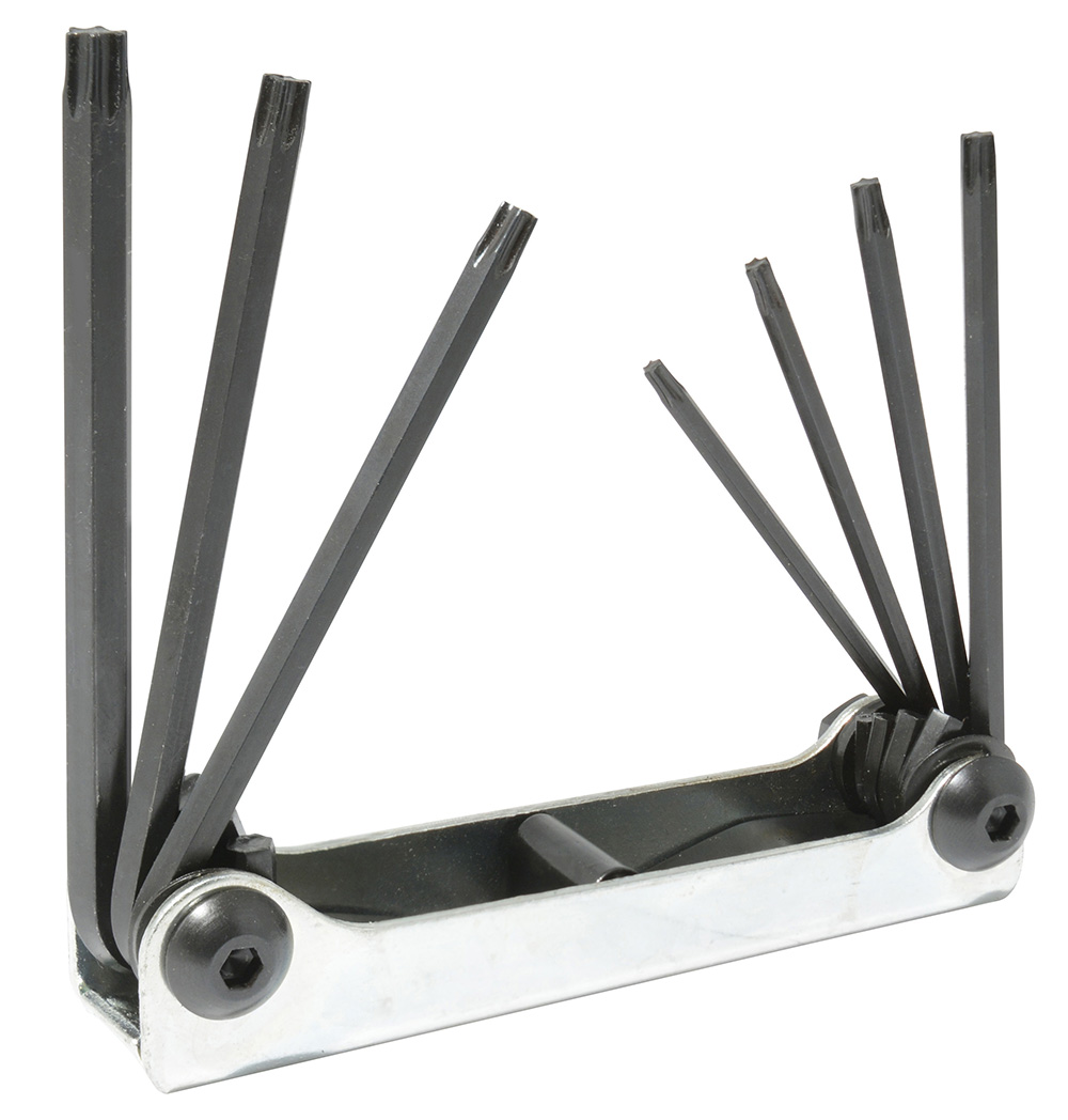 Juego de 7 llaves Torx® tipo navaja T10-T40 Urrea