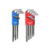 Jgo 22 llaves hex L con punta bola comb uso pesado Urrea.