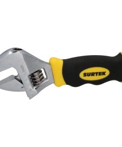 Llave corta ajustable 6 in con grip Surtek
