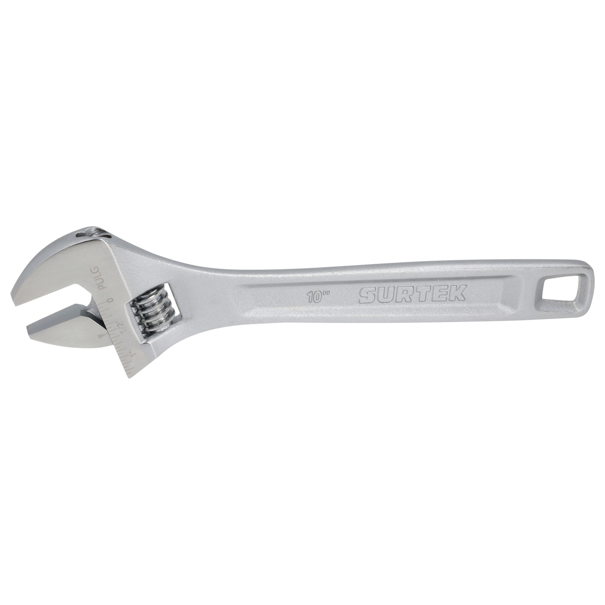 Llave ajustable 10 in cromada Surtek