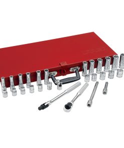 Juego de 30 dados largos accesorios 3/8 in Urrea