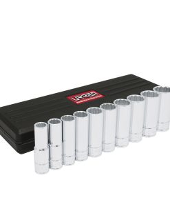 Juego de 10 dados largos en pulgadas 1/2 in Urrea