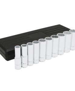Juego de 10 dados largos métricos 1/2 in Urrea