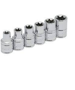 Juego de 6 dados de 1/2 in Torx® hembra Urrea