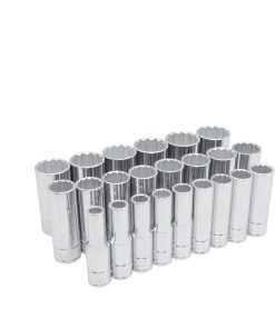Juego de 23 dados largos métricos 1/2 in Urrea
