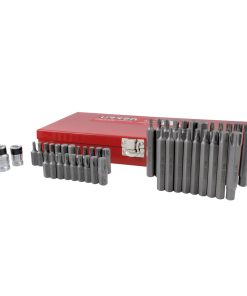 Juego de puntas combinadas adaptadores 1/2 in y 3/8 in Urrea