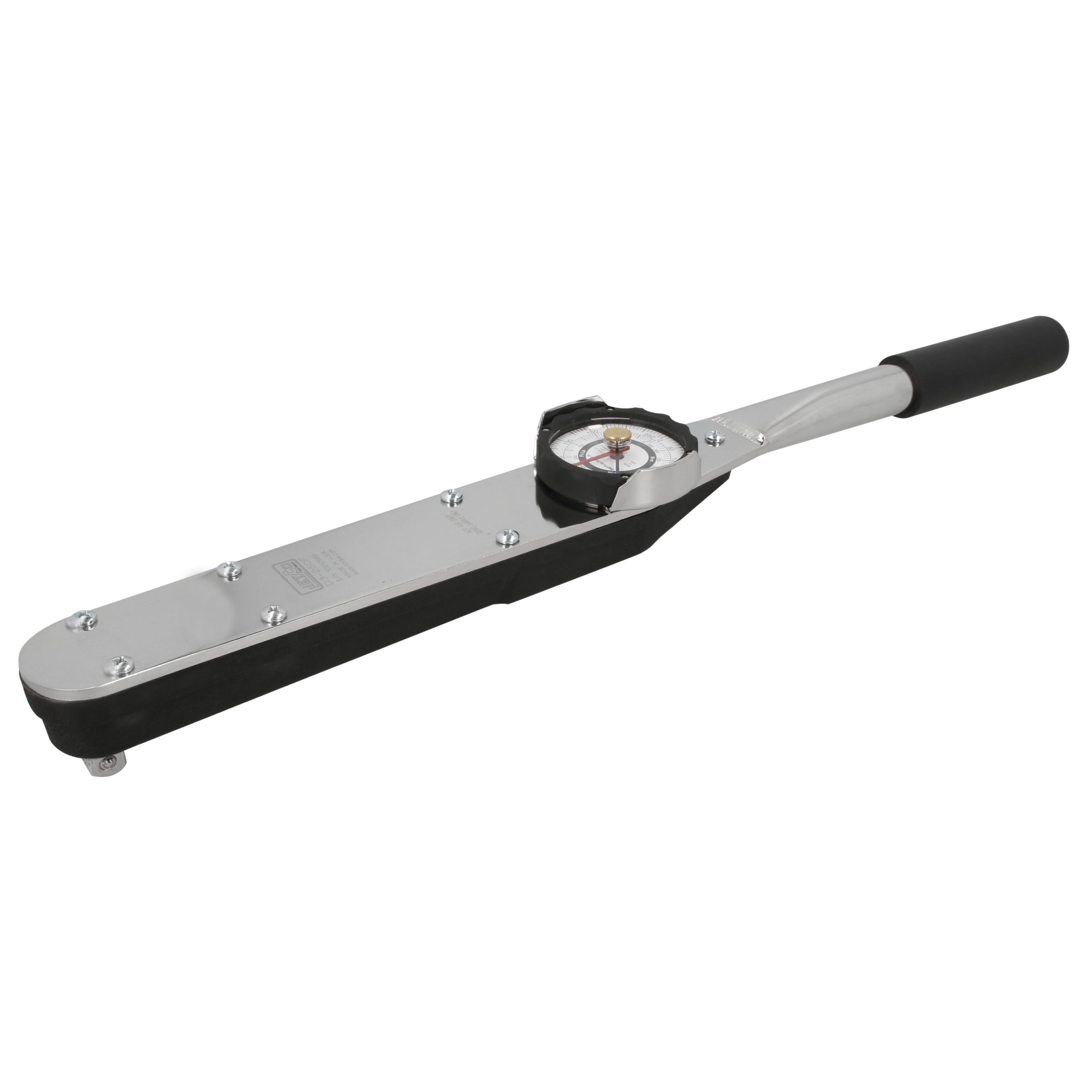 Torquímetro de carátula cuadro de 3/8 in, 0-50 ft-lb