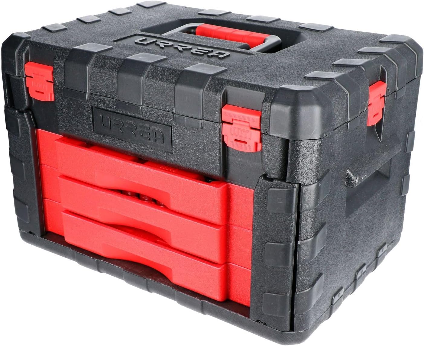 Urrea JCB01 Juego combinado de herramienta para mecánico 450 piezas, con caja plástica de 3 gavetas - Image 4