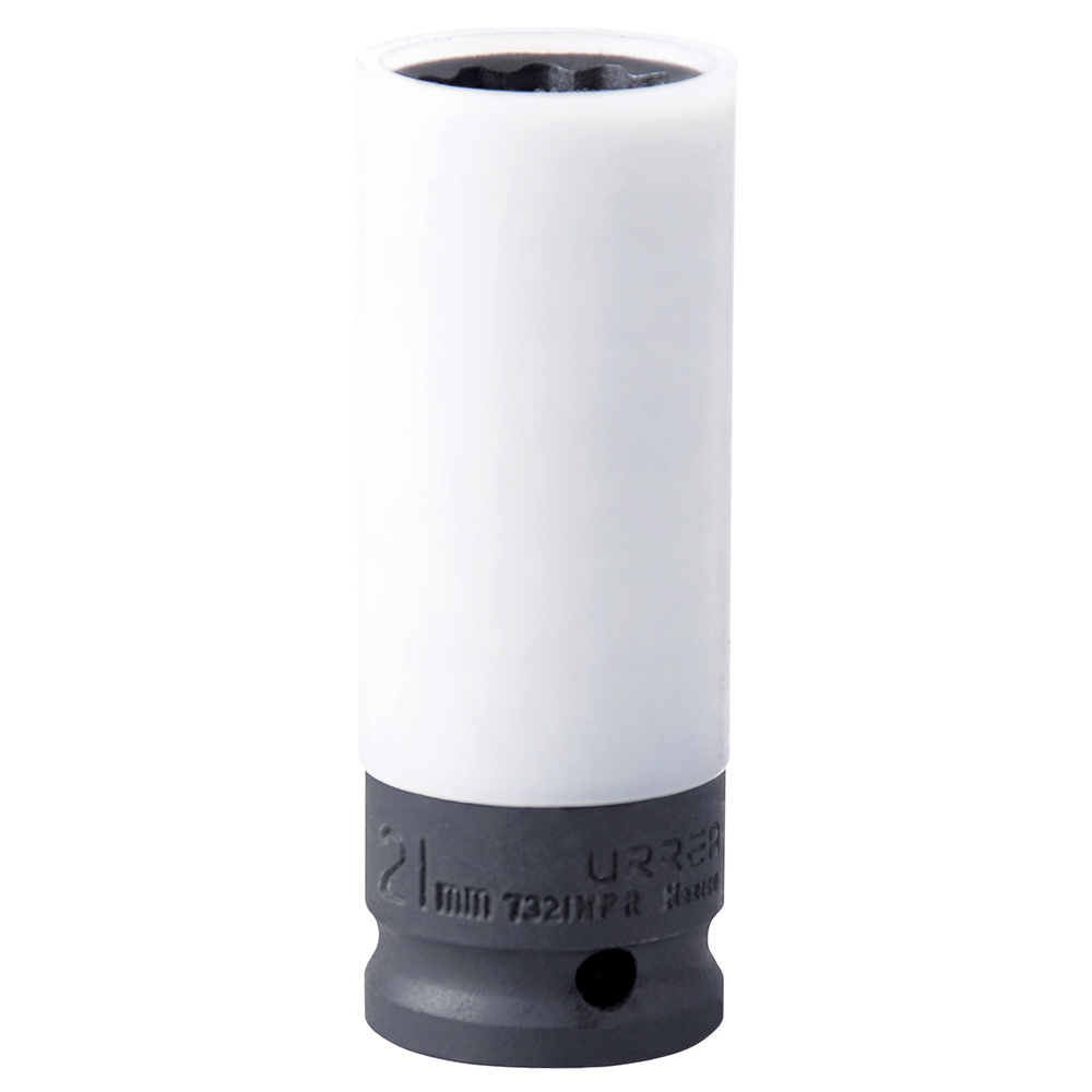 Dado impacto largo 12ptas 1/2 in protección Nylamid 21mm Urrea