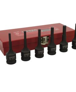 Jgo 6 dados de impacto punta hexagonal pulgadas 1/2 in Urrea