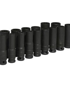Juego de 15 dados de impacto largos métricos 1/2 in Urrea
