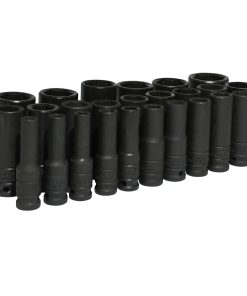 Juego de 25 dados de impacto largos métricos 1/2 in Urrea