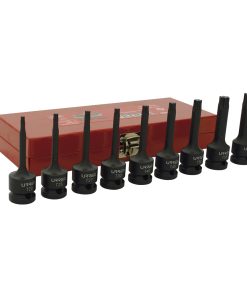Juego de 9 dados de impacto punta Torx® 1/2 in Urrea