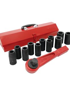 Jgo 13 dados impacto largos métricos y accesorios 3/4 in Urrea