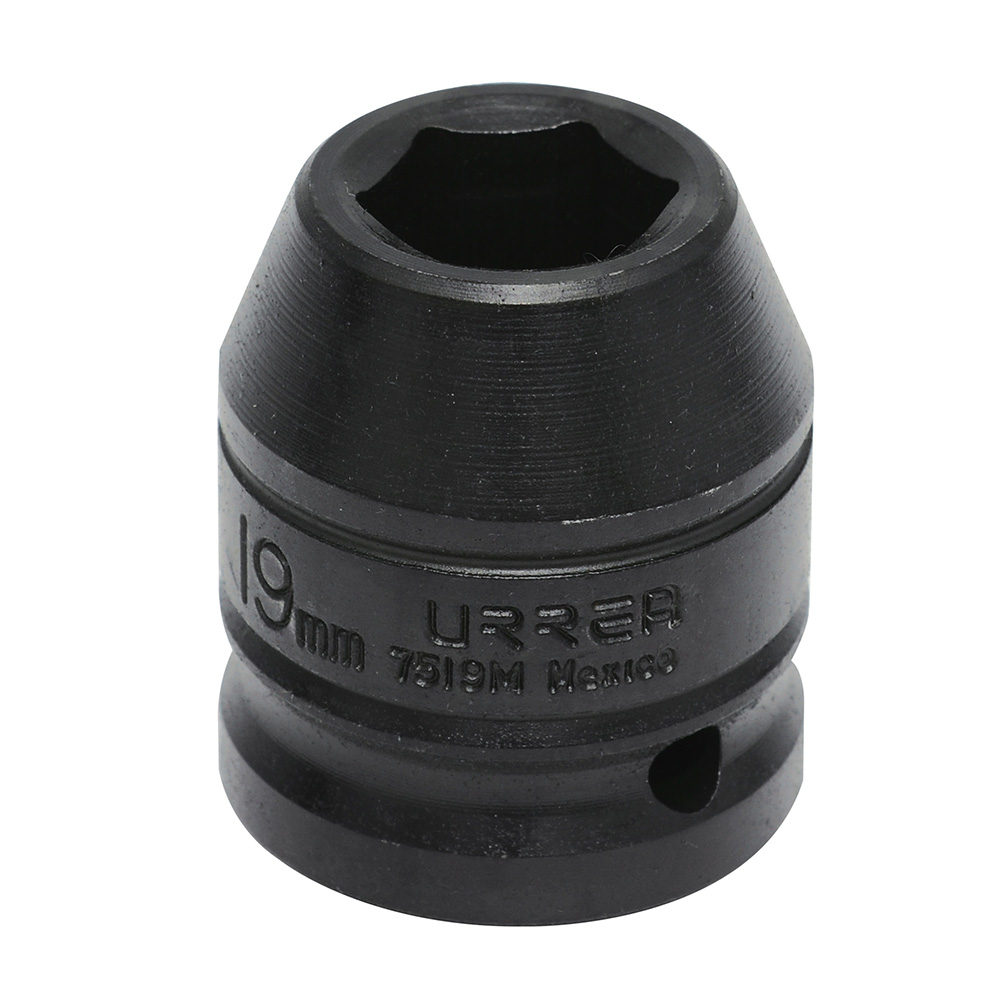 Dado de impacto 3/4 in 6 puntas 19 mm Urrea