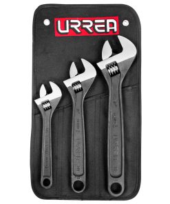Juego de 3 llaves ajustable black Urrea