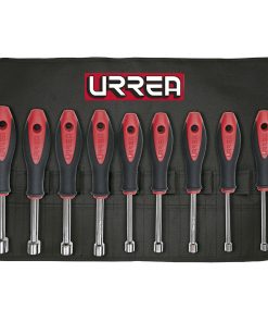 Juego 9 destornilladores bimaterial de caja métricos Urrea