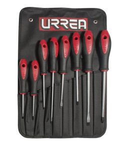 Juego de 8 destornilladores bimaterial combinado Urrea