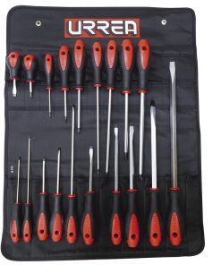 Juego de 19 destornilladores bimaterial combinado Urrea