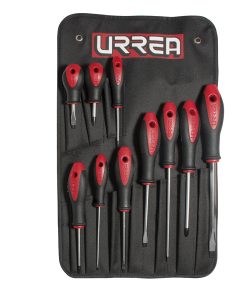 Juego de 10 destornilladores bimaterial combinado Urrea