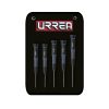 Juego Destornilladores ESD Torx®5 piezas estuche lona Urrea