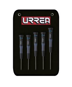 Juego Destornilladores ESD Torx®5 piezas estuche lona Urrea