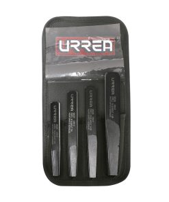 Juego extractor rectos para tornillos y tubo 4 piezas Urrea