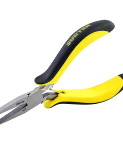 Mini pinza punta plana 4-3/4 in Surtek