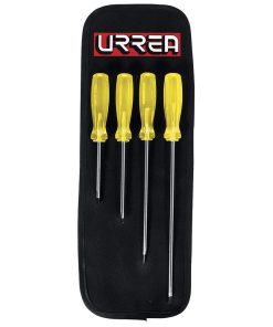 Juego de 4 destornilladores ámbar cabinet Urrea