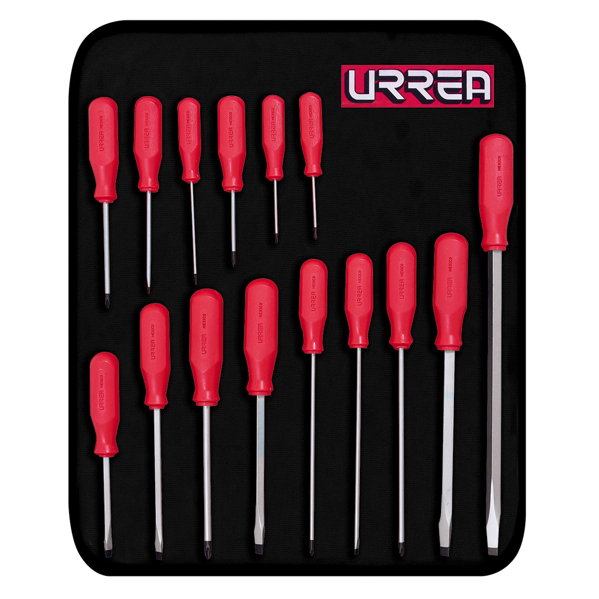 Juego de 15 destornilladores serie R combinado Urrea