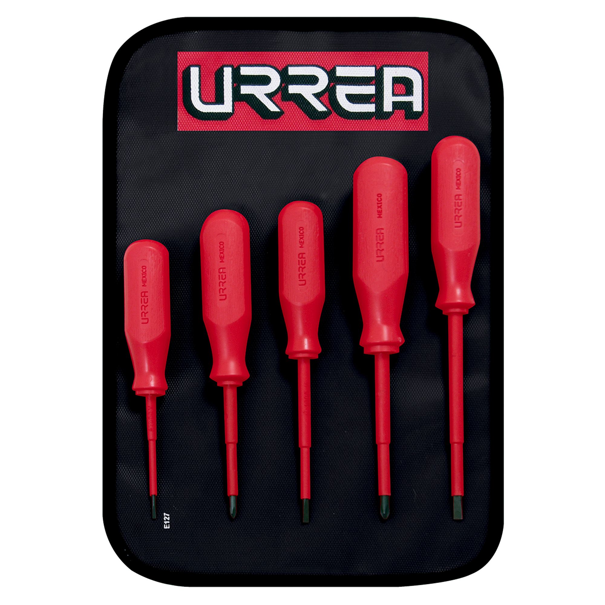 Juego de 5 Destornilladores para 1000V combinado Urrea