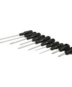 Juego de 10 destornilladores negros combinado Foy