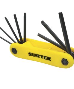 Juego de 8 llaves hexagonales Torx® tipo navaja Surtek