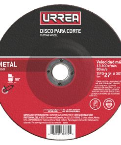Disco t/27 metal 9x1/4 in gral Urrea