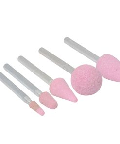 Juego 5 puntas montadas óxido de aluminio rosa tipo B Urrea