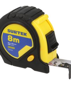 Flexómetro rubber grip 8m x 1 in Surtek