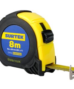 Flexómetro anti-impacto 8m x 1 in Surtek