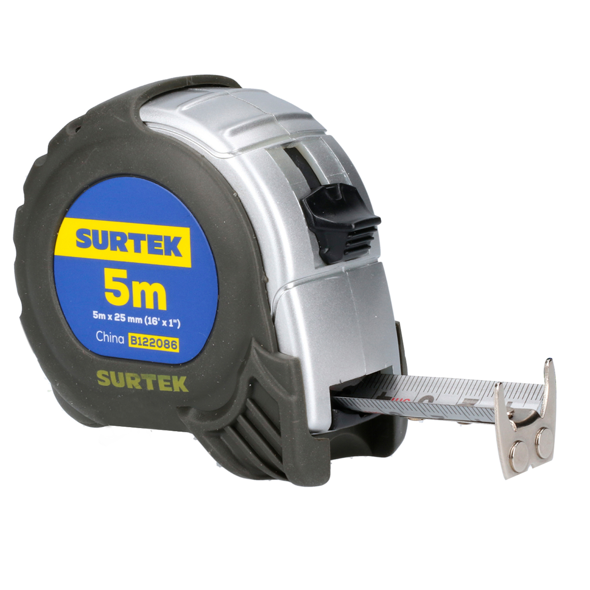 Flexómetro anti-impacto silver 5m x 1 in Surtek
