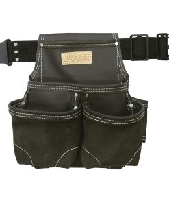 Estuche portaherramientas de piel 4 compartimientos Urrea