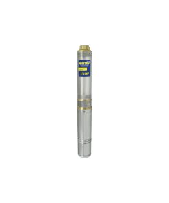 Bomba sumergible para pozo profundo, potencia de 1 1/2 HP,corriente de 9,2 A, con 6 número de etapas, flujo máximo de 86 L/Min, profundidad máxima de 6 m, elevación máxima de 54 m, con voltaje-frecuencia de 127 V ~ 60 hz, velocidad en vacío de 3450 r/min y peso de 12,7 kg.