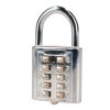 Candado digital corto 40 mm cromo brillante Lock